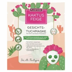 Best Plantana Kaktusfeige Gesichtstuchmaske mit Aloe Vera, 1 St