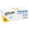 New Erena Porena elastische Mullbinde binde 6cm ohne Cello weiß, 10 St