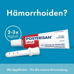 Discount akut 50 mg/g Rektalsalbe, 25 g Hämorrhoiden Salbe|Lidocain