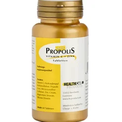 Discount Propolis Vitamin C + Zink Tabletten, 60 St Vitamin C (Ascorbinsäure)|Propolis