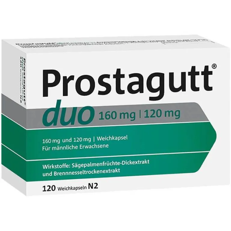 Sale duo 160 mg/120 mg Weichkapseln, 120 St Prostata Medikamente