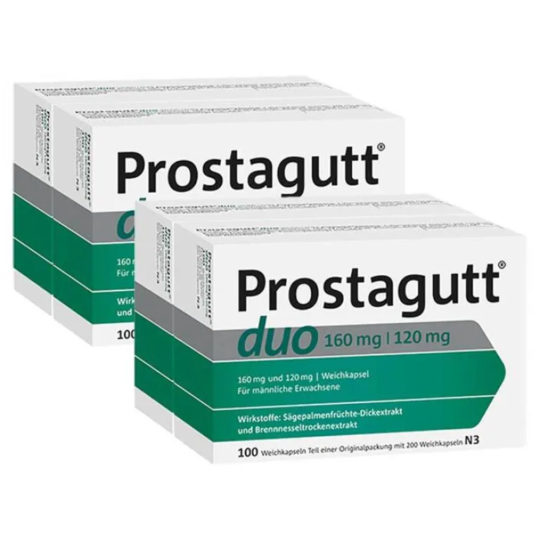 duo 160 mg/120 mg Weichkapseln, 2x200 St Prostata Medikamente