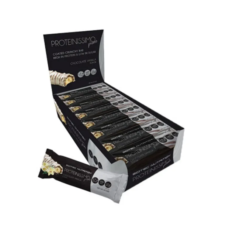 New Proteinissimo prime Chocolate Vanilla Riegel, 50 g Riegel