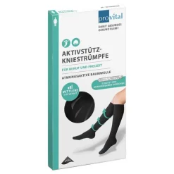 Provital Aktivstützkniestrümpfe Damen Größe 35 - 38 schwarz, 2 St