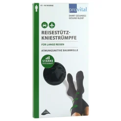 Discount Reisekniestrümpfe Größe 43 - 46 marine, 2 St Stütz- Und Reisestrümpfe