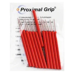 Discount Grip xxx-fein rot Interdentalbürste, 12 St Zwischenraumreinigung