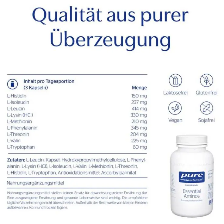 Pure Encapsulations Essential Aminos Kapseln, 90 St