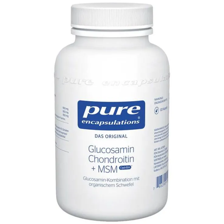 Pure Encapsulations Glucosamin+Chondroitin+MSM Kapseln, 120 St