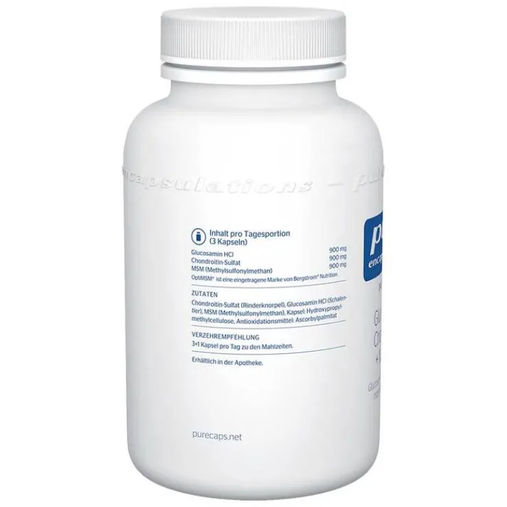 Pure Encapsulations Glucosamin+Chondroitin+MSM Kapseln, 120 St