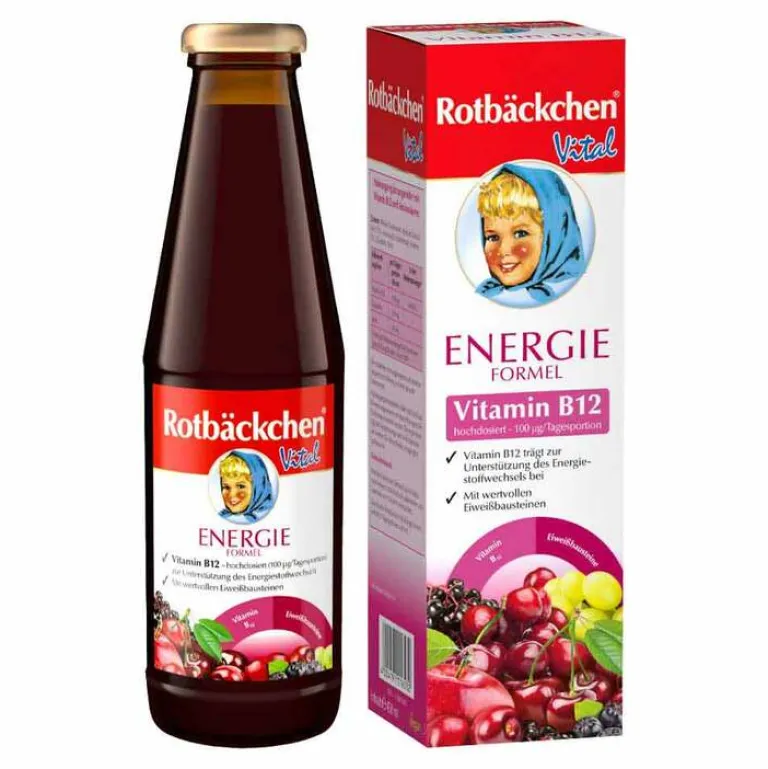 New Rotbäckchen Rabenhorst Vital Energie Formel Saft, 450 ml