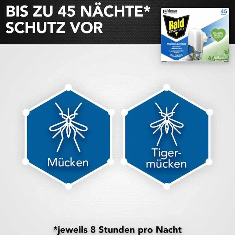 Sale Mücken-Stecker 45 Nächte Nachfüller, 32 ml Mückenschutz