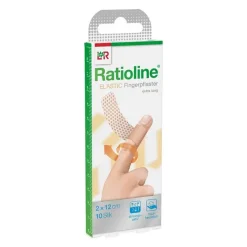 Online Ratioline elastic Fingerverband 2x12 cm, 10 St