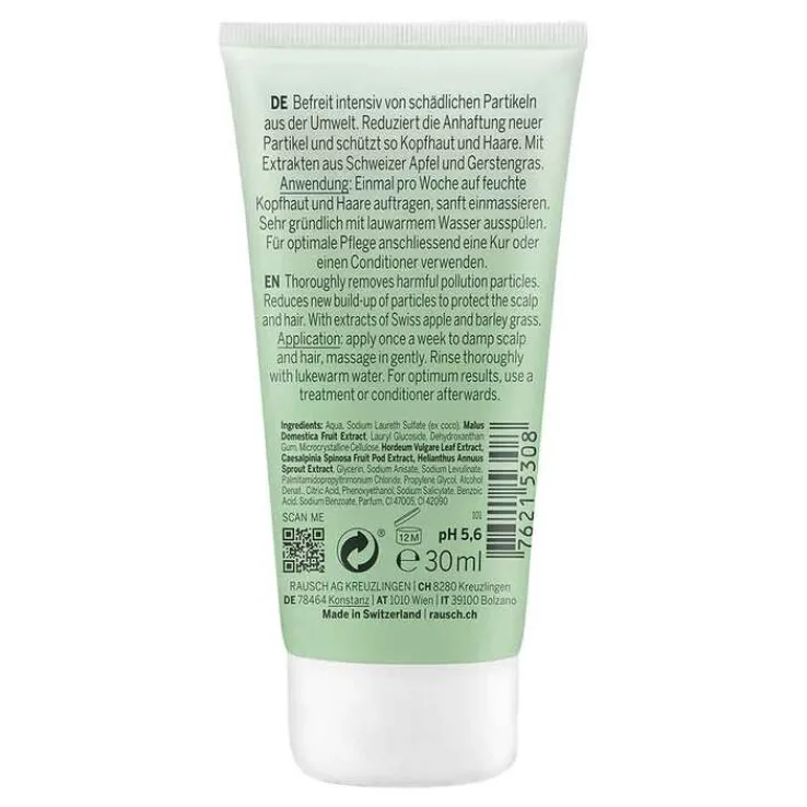 Rausch Anti-Pollution-Peeling-Shampoo mit Schweiz.Apf., 30 ml