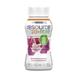 Outlet Resource 2.0 + fibre Multifrucht, 4X200 ml