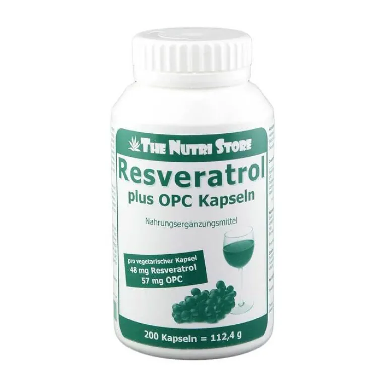 The Nutri Store Resveratrol plus OPC Kapseln, 200 St
