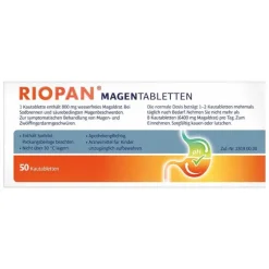 Discount Riopan Magen Tabletten Kautabletten, 50 St