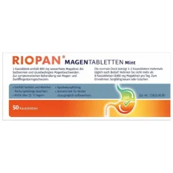 Riopan Magen Tabletten Mint 800 mg Kautabletten, 50 St