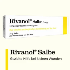 Outlet Rivanol Salbe, 25 g Wund- & Heilsalbe|Arzneimittel Gegen Ekzeme & Entzündungen