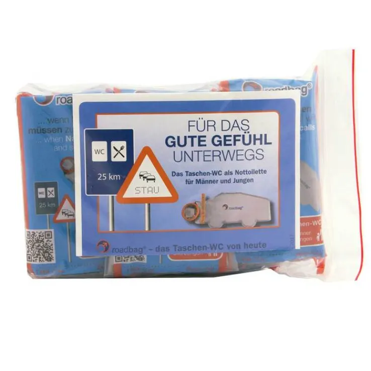 Roadbag Taschen WC / Nottoilette für Männer, 5 St