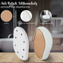 Discount Robbx Nano-Glas Hornhautentferner weiß, 1 St