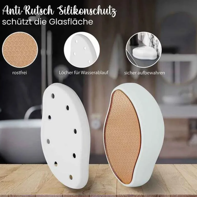 Discount Robbx Nano-Glas Hornhautentferner weiß, 1 St