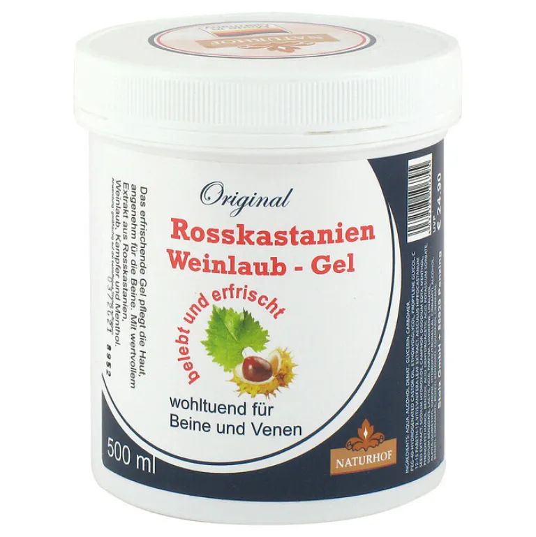Best Rosskastanien + Weinlaub Gel, 500 ml Gele & Puder