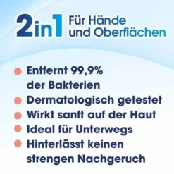 Clearance Sagrotan ® 2in1 Desinfektions-Tücher, 15 St