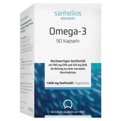 Sanhelios Omega-3 Kapseln 1000, 90 St
