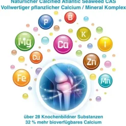 Sanomotion Strength K2 + D3 + Ca + Mg vegan Kapseln, 90 St