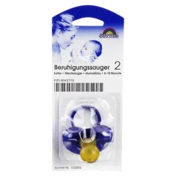 Sauger Kirsche dunkelblau groß große Scheibe, 1 St