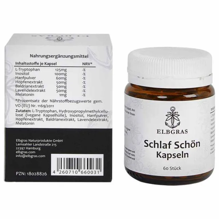Best Schlaf Schön Kapseln mit Melatonin, 60 St