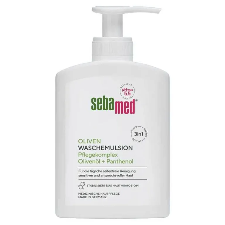 Best Sebamed Waschemulsion Oliven + Panthenol, 200 ml