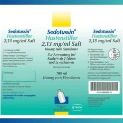 Clearance Sedotussin ® Hustenstiller Saft, 100 ml