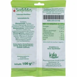 Seefelder Salmiak Pastillen, 100 g