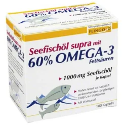 Best Feingold Seefischöl Supra mit 60% Omega-3-Fetts.WeichKapseln, 100 St
