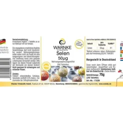 Clearance Warnke Selen 50 µg Tabletten, 250 St