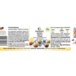 Hot Selen 50 µg Tabletten, 100 St Selen