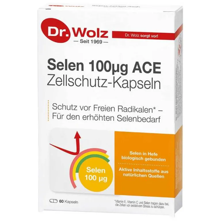 Hot Dr. Wolz Selen ACE 100 µg 60 Tage, 60 St