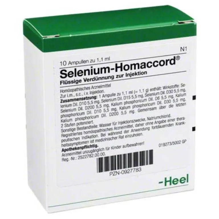 Hot Homaccord Selenium Ampullen, 10 St