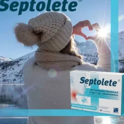 Discount Septolete mit Eukalyptus-Geschmack 3 mg/1 mg Lutschtabletten, 16 St