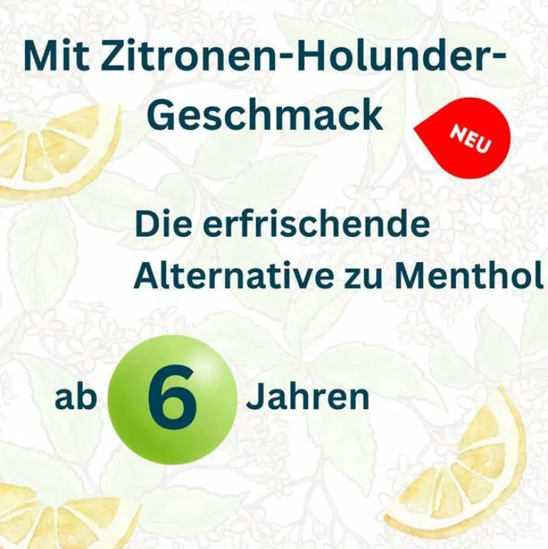Hot mit Zitronen-Holunder-Geschmack 3 mg/1 mg Lutschtabletten, 16 St Halsschmerztabletten