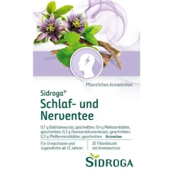 Best Sidroga Schlaf- und Nerventee Filterbeutel, 20X2.0 g