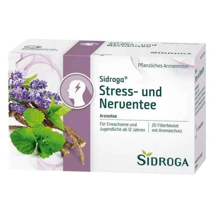 Sidroga Stress- und Nerventee Filterbeutel, 20X2.0 g