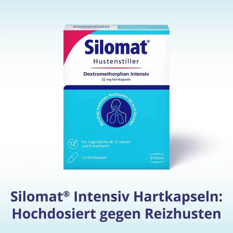 Online Hustenstiller Dextromethorphan Intensiv gegen Reizhusten, 12 St Hustenstiller