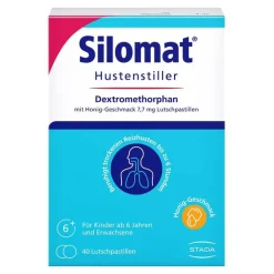 Silomat Hustenstiller Dextromethorphan mit Honig-Geschmack, 40 St