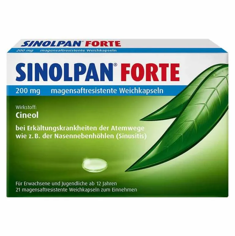 Outlet SINOLPAN® FORTE 200 mg Weichkapseln, 21 St Schnupfen & Nasennebenhöhlen