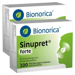 Sinupret forte überzogene Tabletten, 2x100 St