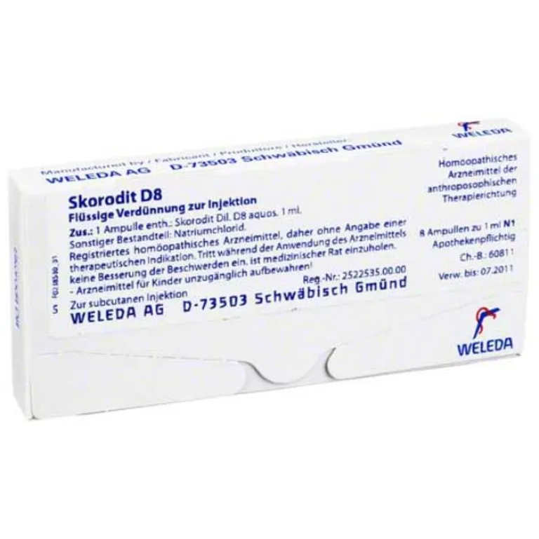 Discount Weleda Skorodit D 8 Ampullen, 8X1 ml