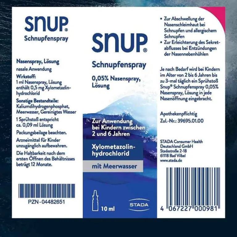 Outlet Snup Schnupfenspray 0,05% Nasenspray, 10 ml