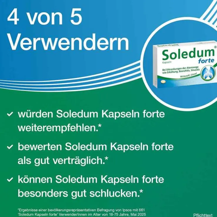 Soledum Kapseln forte, 2x100 St